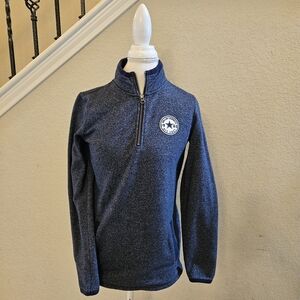 Dallas Cowboys Football Women's  Quarter-Zip Pullover Jacket Navy S Small